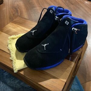 Air Jordan 18 retro. Black, Sport Royal